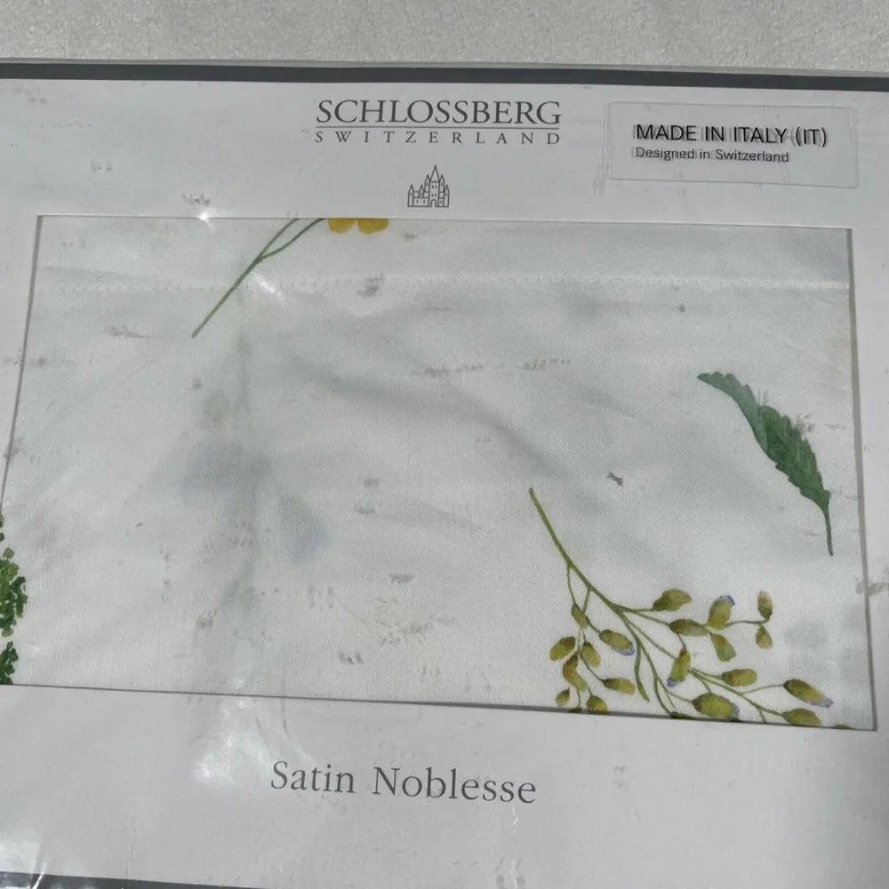 NEW Schlossberg Fleur Blanc [ 1 Standard ]‎ Pillow Sham in Floral